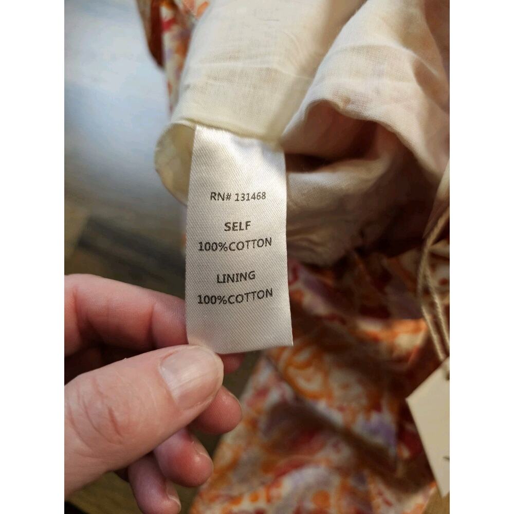 Vici Collection Floral Coastal Romper NWT Women's L Resortwear Belted Tie - Picture 9 of 9